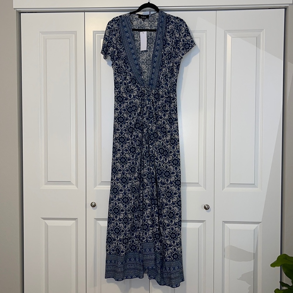 Aakaa Wrap Maxi Dress